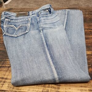 Men's Straight Leg Blue Jeans